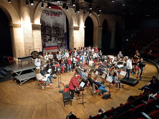 Captation d'ensemble à la Halle aux Grains de Blois