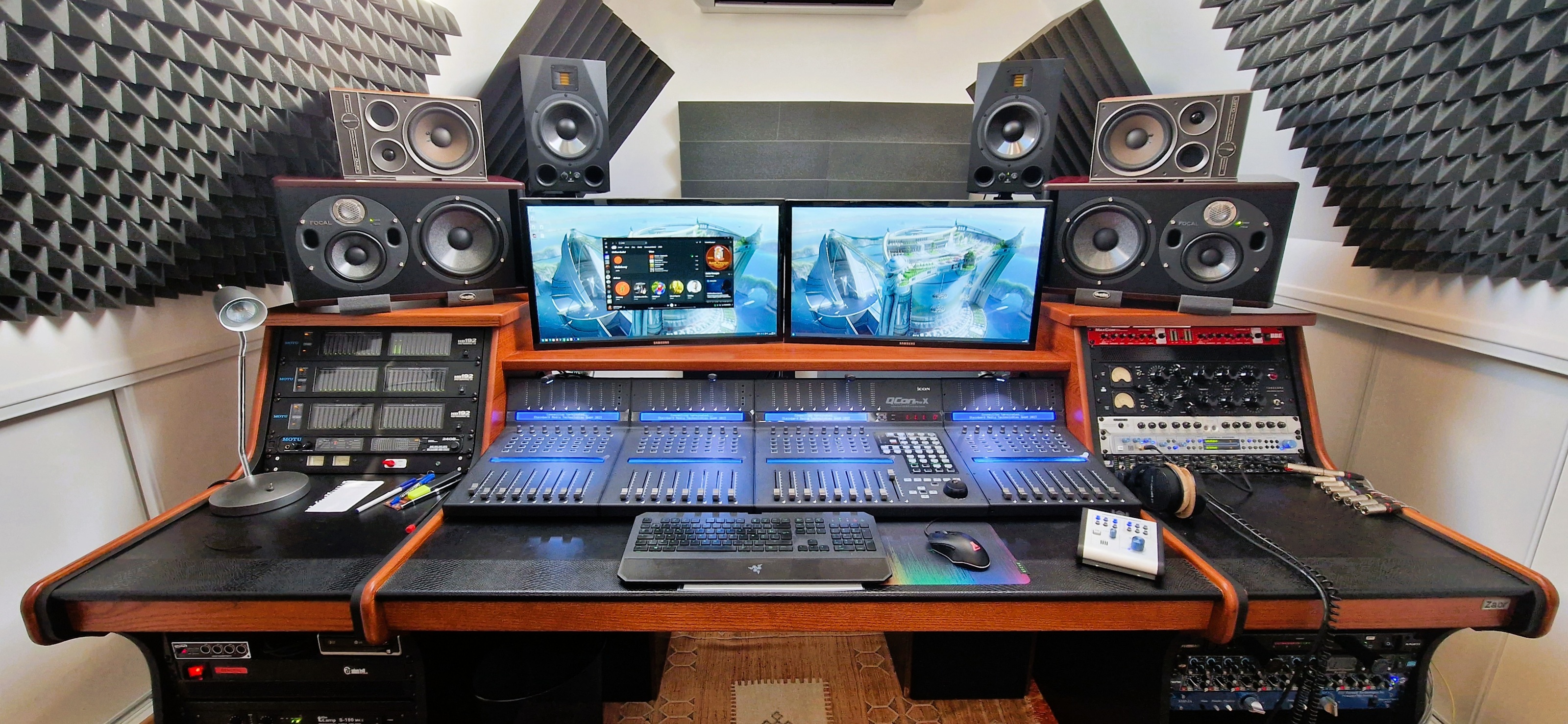 Régie du studio d'enregistrement Supaxor Studio